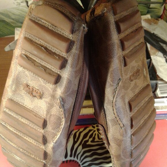 Vintage Coach Crosby Turnlock Women's Driving Loafers - Picture 4 of 6